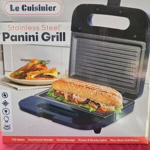LeCuisinier Stainless Steel Panini Grill